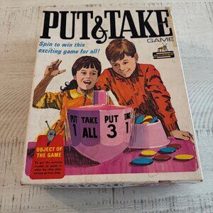 Rare, vintage 1965 Schaper Put and Take An Exciting Game for All!